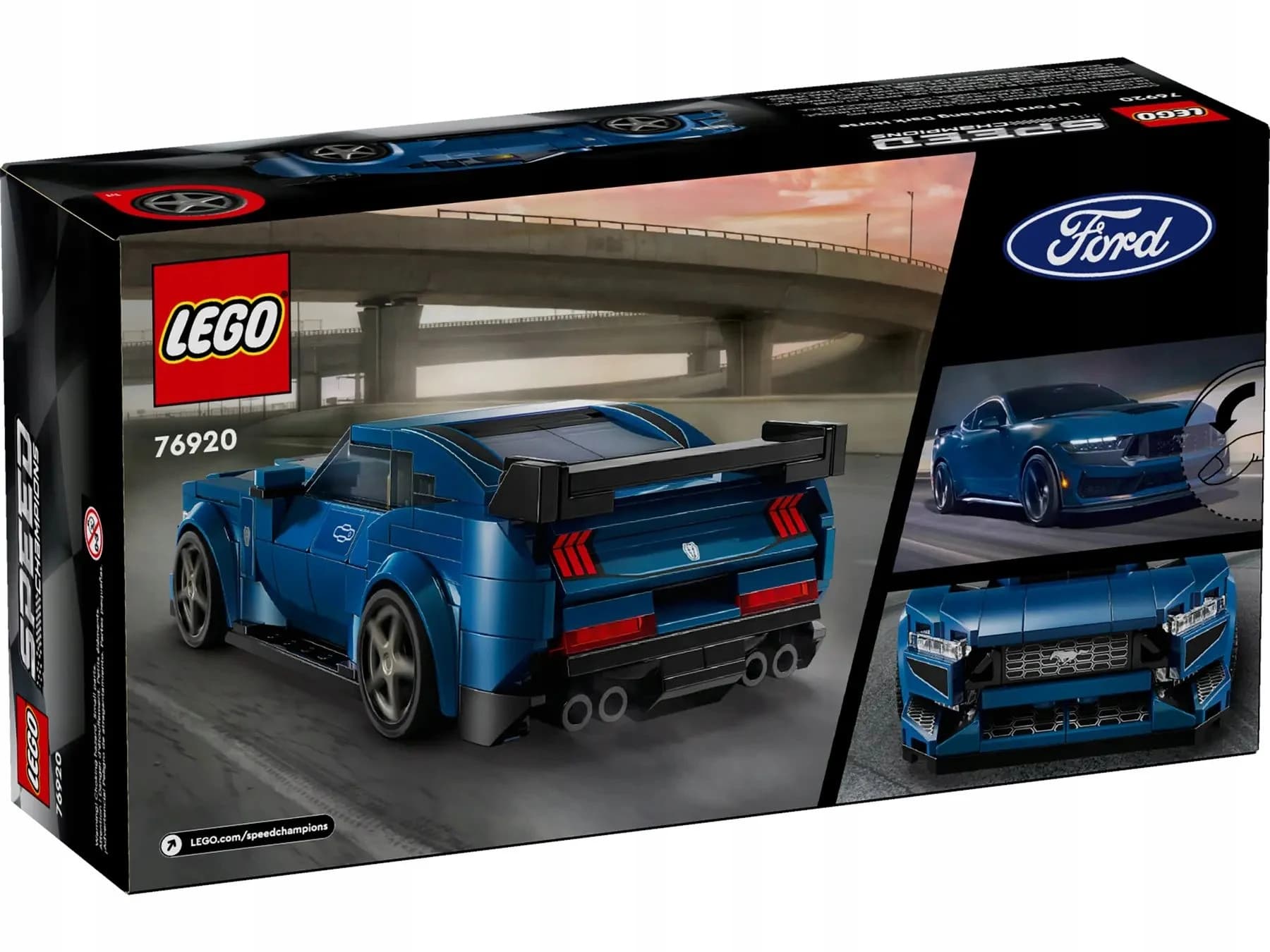 Car LEGO Speed Champions 76920 Auto Model Ford Mustang Dark Horse