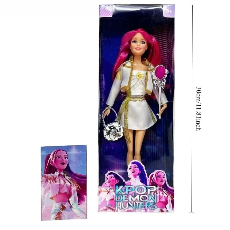 NEW Doll Toy Kpop Demon Hunters Action Figure Toy Rumi Mira Zoey Beautiful Princess Baby Girl Doll Plastic DIY Toy for Girl /*-
