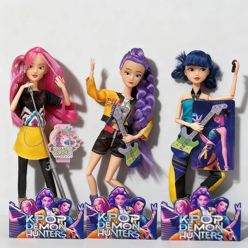 NEW Merchandise Rumi Mira Zoyi Character Figurine Birthday Gift Fan Club Gifts 11 Joints Are Movable Kpop Demon Hunters Action