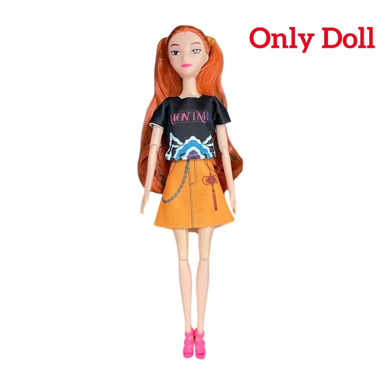 New Anime K-pop Demon Hunter Witch Hunter Group High Appearance Rubber Doll Music Girl's Heart Decoration Doll Holiday Gift