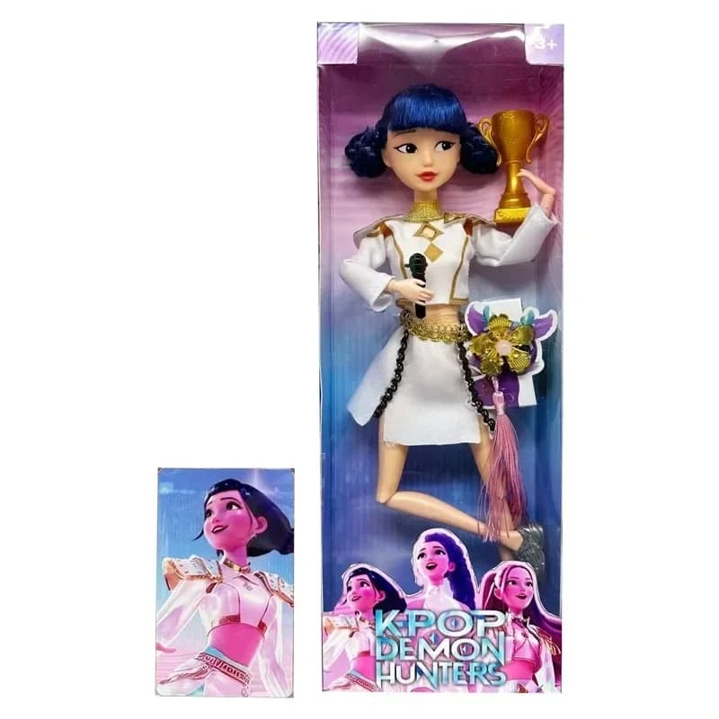 Hot Sell With Delicate Texture Anime 30CM KPop Demon Hunters Doll Vinyl Toy Rumi Mira Zoey Birthday Surprise Gift For Girls*****