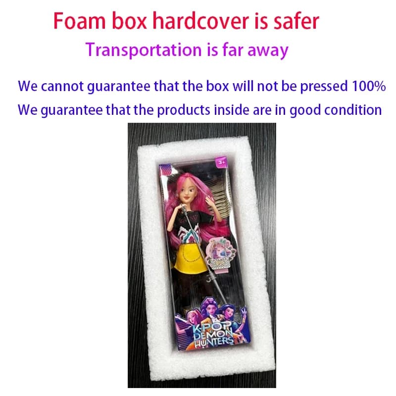 Hot Sell With Delicate Texture Anime 30CM KPop Demon Hunters Doll Vinyl Toy Rumi Mira Zoey Birthday Surprise Gift For Girls*****