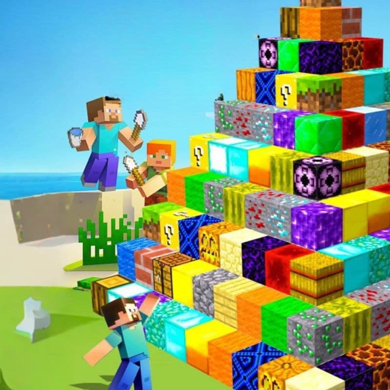 B11_tds0718_Klocki zestaw minecraft